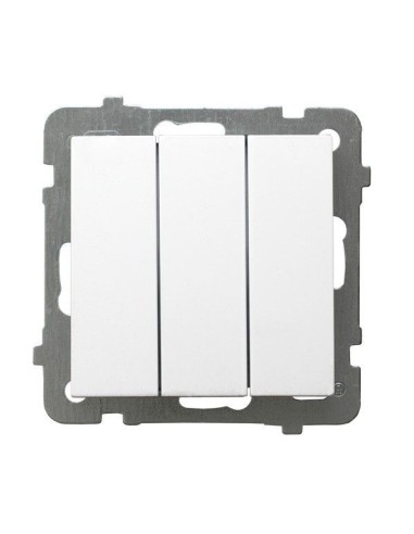 As wyłącznik 3-krotny bialy ŁP-13G m 00 - hurtownia elektryczna Amper.pl