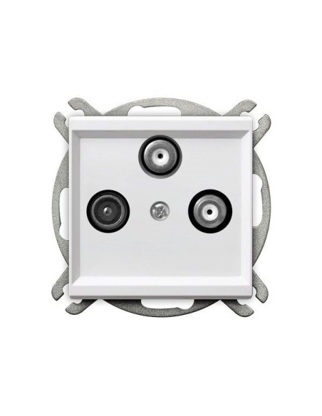 Sonata gniazdo RTV SAT SAT białe GPA-2RS m 00 - hurtownia elektryczna Amper.pl