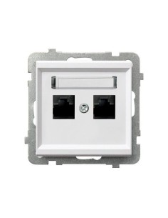 Sonata gniazdo komputerowe podwójne białe GPK-2R K m 00 - hurtownia elektryczna Amper.pl 2