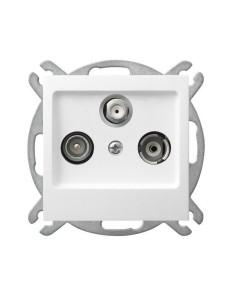 As gniazdo RTV SAT przelotowe białe GPA-GSP m 00 - hurtownia elektryczna Amper.pl 2