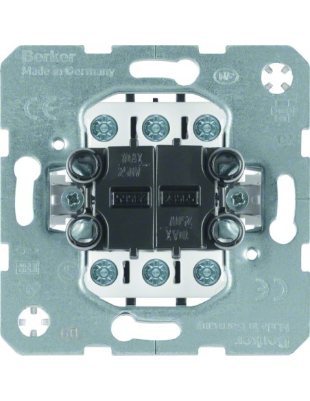 Berker One.Platform wyłącznik schodowy podwójny mechanizm Hager 53303808 - hurtownia elektryczna Amper.pl