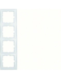 Berker Kwadrat ramka 4-krotna biała Hager 5310148989 - hurtownia elektryczna Amper.pl 2