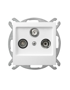 As gniazdo RTV SAT białe GPA-GS m 00 - hurtownia elektryczna Amper.pl 2