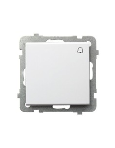 Sonata przycisk dzwonek biały ŁP-6R m 00 - hurtownia elektryczna Amper.pl 2