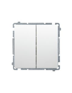 Basic Moduł wyłącznik schodowy podwójny biały - hurtownia elektryczna Amper.pl 2