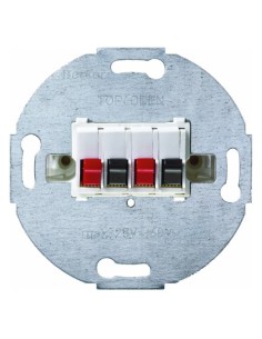 Berker One.Platform gniazdo głośnikowe podwójne mechanizm Hager 457309 - hurtownia elektryczna Amper.pl 2