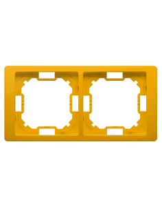 Simon Basic Neos ramka 2-krotna słoneczna żółta Kontakt Simon BMRC2/034 2