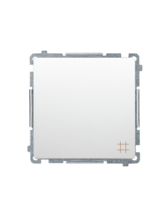 Basic Moduł wyłącznik krzyżowy biały - hurtownia elektryczna Amper.pl 2