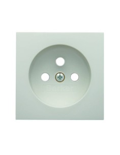 Berker Q.1/Q.3 płytka czołowa do gniazda z/u biały aksamit Hager 3965766079 - hurtownia elektryczna Amper.pl 2