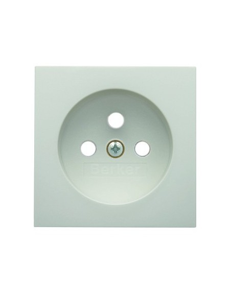 Berker Q.1/Q.3 płytka czołowa do gniazda z/u biały aksamit Hager 3965766079 - hurtownia elektryczna Amper.pl