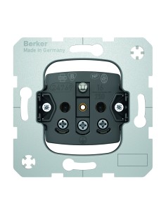 Berker One.Platform gniazdo pojedyncze 2p+z zaciski śrubowe mechanizm Hager 396380 - hurtownia elektryczna Amper.pl 2