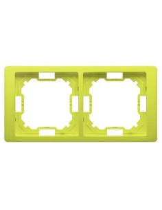 Simon Basic Neos Ramka podwójna limonkowy BMRC2/036 2