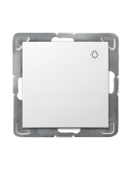 Impresja przycisk światło biały ŁP-5Y m 00 - hurtownia elektryczna Amper.pl