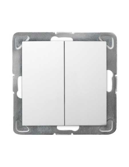 Impresja wyłącznik świecznikowy biały ŁP-2Y m 00 - hurtownia elektryczna Amper.pl