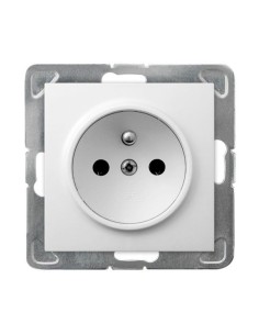 Impresja gniazdo pojedyncze 2p+z białe GP-1YZ m 00 - hurtownia elektryczna Amper.pl 2