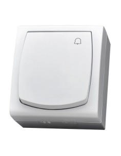 Madera przycisk dzwonek IP44 biały ŁNH-6N 00 - hurtownia elektryczna Amper.pl 2