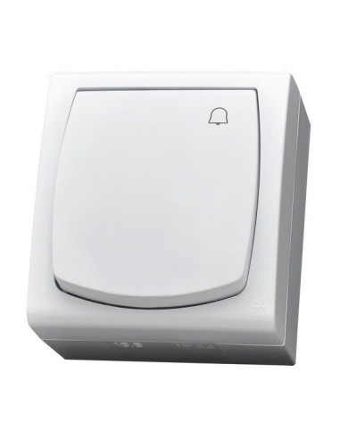 Madera przycisk dzwonek IP44 biały ŁNH-6N 00 - hurtownia elektryczna Amper.pl