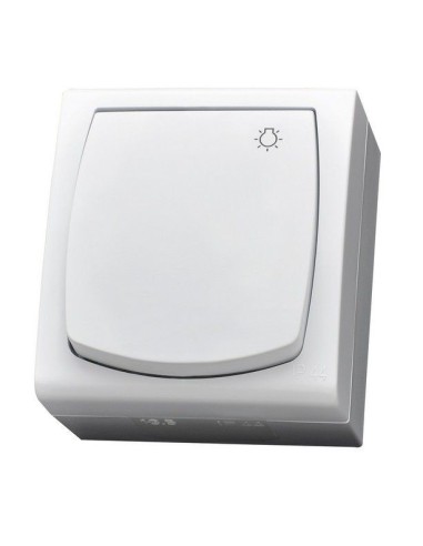 Madera przycisk światło IP44 biały ŁNH-5N 00 - hurtownia elektryczna Amper.pl