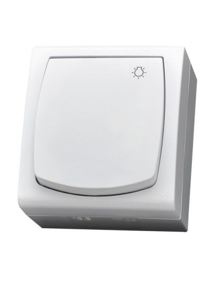 Madera przycisk światło IP44 biały ŁNH-5N 00 - hurtownia elektryczna Amper.pl