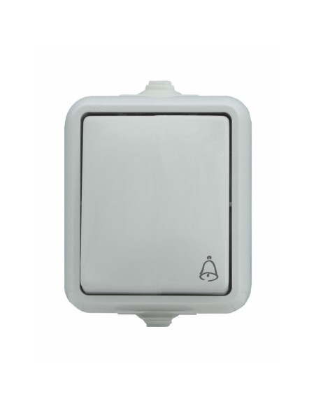 Hydro przycisk dzwonek hermetyczny IP44 biały 1204 04 - hurtownia elektryczna Amper.pl