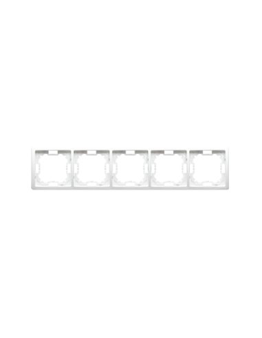 Basic Moduł ramka 5-krotna biała - hurtownia elektryczna Amper.pl