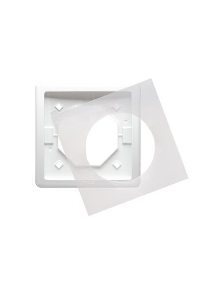 Basic Moduł ramka 1-krotna IP44 biała - hurtownia elektryczna Amper.pl