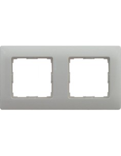 Vena ramka 2-krotna biała 5104 82 2