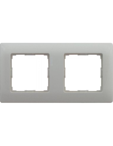 Vena ramka 2-krotna biała 5104 82