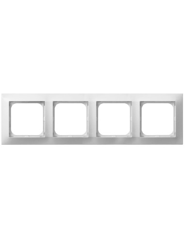 Impresja ramka 4-krotna biała R-4Y 00 - hurtownia elektryczna Amper.pl