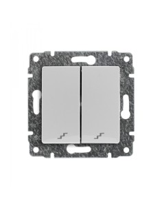 Vena łącznik schodowy podwójny biały 5104 19 2