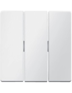 Berker Q1 klawisz do łącznika 3-krotnego biały aksamit Hager 16656089 - hurtownia elektryczna Amper.pl 2