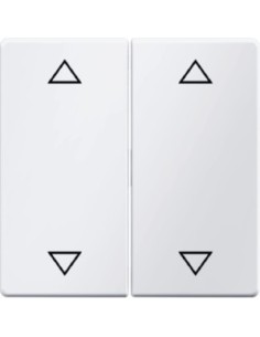 Berker Q1 klawisz z symbolem strzałki białył aksamit Hager 16446089 - hurtownia elektryczna Amper.pl 2