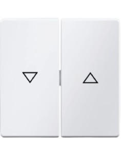 Berker Q1 klawisz z symbolem strzałka biały aksamit Hager 16256089 - hurtownia elektryczna Amper.pl 2