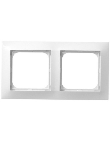 Impresja ramka 2-krotna biała R-2Y 00 - hurtownia elektryczna Amper.pl