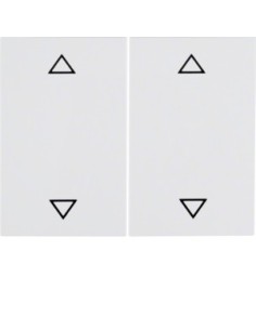 Berker K1 klawisz z nadrukiem symbol strzałki biały Hager 14357209 - hurtownia elektryczna Amper.pl 2