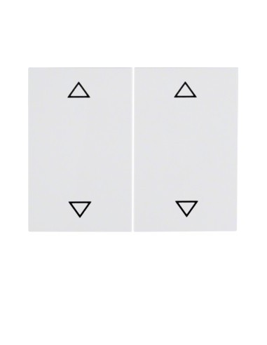 Berker K1 klawisz z nadrukiem symbol strzałki biały Hager 14357209 - hurtownia elektryczna Amper.pl