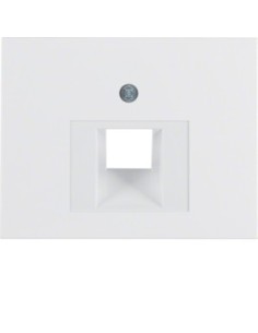 Berker K1 element centralny do gniazda przyłaczeniowego z UAE 1-krotny biały Hager 14077009 - hurtownia elektryczna Amper.pl 2