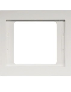 Berker K1 ramka 1-krotna biała Hager 13137009 - hurtownia elektryczna Amper.pl 2