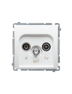 Basic Moduł gniazdo RTV/SAT końcowe białe - hurtownia elektryczna Amper.pl 2