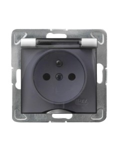 Impresja gniazdo hermetyczne IP44 klapka dymna białe GPH-1YZ m 00 d - hurtownia elektryczna Amper.pl 2