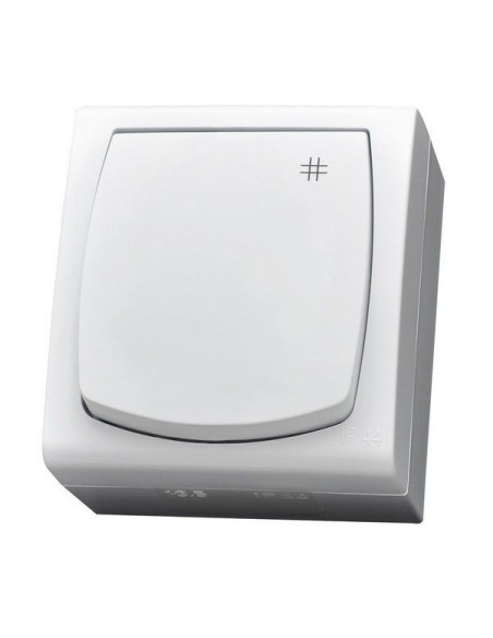 Madera wyłącznik krzyżowy IP44 biały ŁNH-4N 00 - hurtownia elektryczna Amper.pl