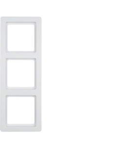 Berker Q1 ramka 3-krotna biała aksamit Hager 10136089 - hurtownia elektryczna Amper.pl 2