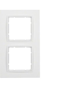Berker B7 ramka 2-krotna biała matowa Hager 10126919 - hurtownia elektryczna Amper.pl 2