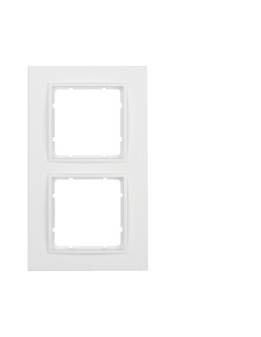 Berker B7 ramka 2-krotna biała matowa Hager 10126919 - hurtownia elektryczna Amper.pl