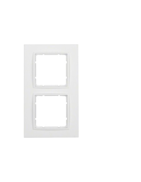 Berker B7 ramka 2-krotna biała matowa Hager 10126919 - hurtownia elektryczna Amper.pl