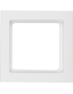 Berker Q3 ramka 1-krotna biała aksamit Hager 10116099 - hurtownia elektryczna Amper.pl 2