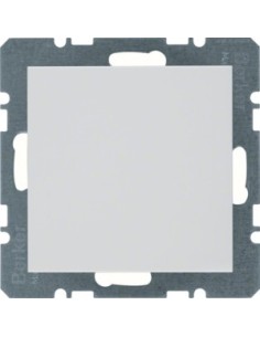 Berker Kwadrat/B3/B7 zaślepka z elementem centralnym biała Hager 10098989 - hurtownia elektryczna Amper.pl 2