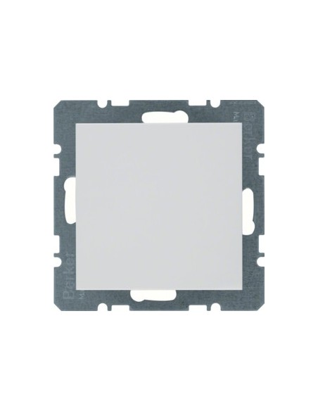 Berker Kwadrat/B3/B7 zaślepka z elementem centralnym biała Hager 10098989 - hurtownia elektryczna Amper.pl