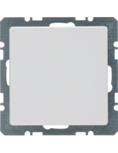 Berker Q1 zaślepka z elementem centralnym biała aksamitna Hager 10096089 - hurtownia elektryczna Amper.pl 2