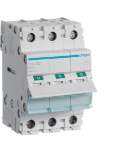 Rozłącznik izolacyjny 100A 3P Hager SBN390 - hurtownia elektryczna Amper.pl 2